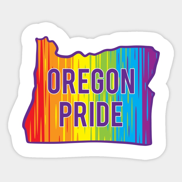 Oregon Pride Sticker by Manfish Inc.